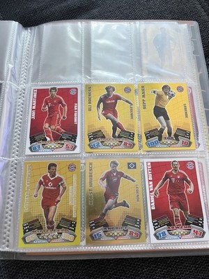 Topps Match Attax Bundesliga 2012/13 große Sammlung+Extra Mappe (viele Legenden)
