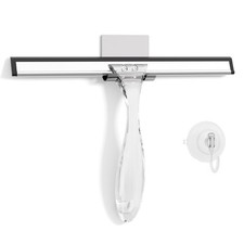 AmazerBath Shower Squeegee for Glass Doors, All-Purpose 10 Inches, Clear