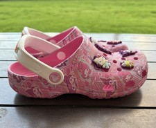 Crocs Hello Kitty and Friends Limited Edition Size 4 Kids Girls Pink Clogs