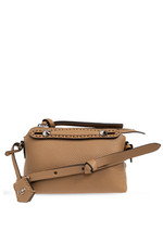 FENDI By The Way Selleria Mini 1980 Cappuccino Shoulder Bag New  Authentic