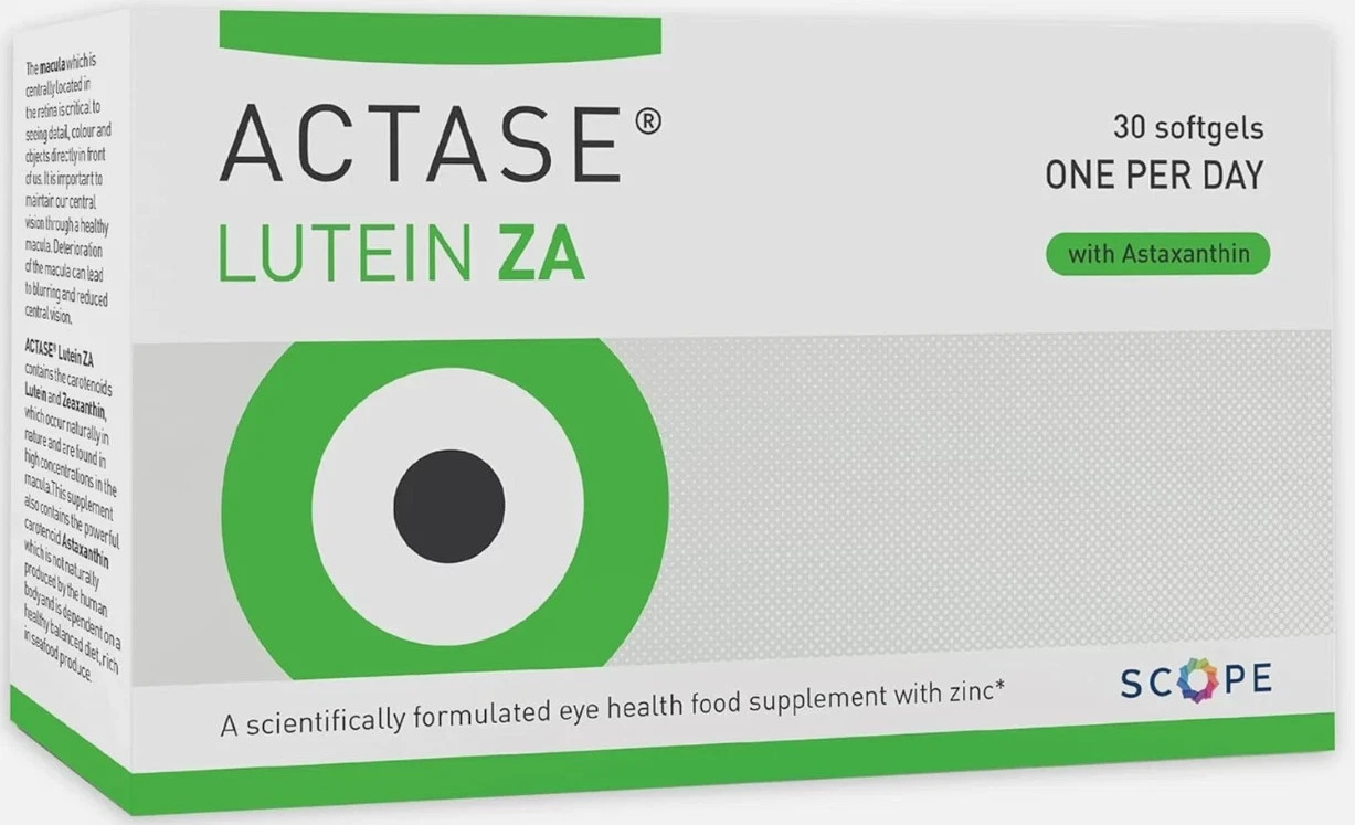 Softgels Actase Lutein ZA, 30 Softgels, Eye Health Supplement, FREE POST