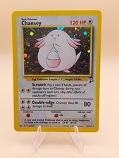 Chansey Base Set 2 Holo Rare No. 3/130 Pokemon Card - 2000