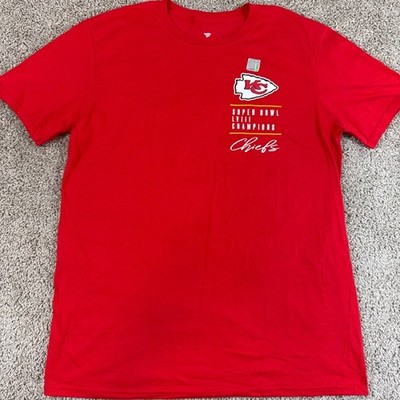 Kansas City Chiefs Super Bowl LVIII Champions Shirt Mens Large Fanatics NWT
