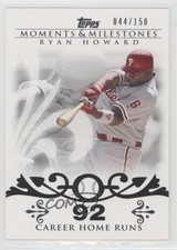 2008 Topps Moments & Milestones 44/150 Ryan Howard #30 fm0