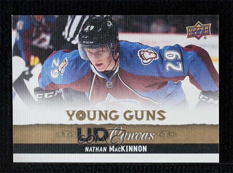 2013-14 Upper Deck UD Canvas Young Guns Nathan MacKinnon #C114 Rookie RC