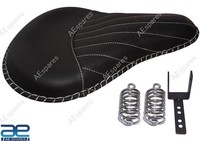 Vorderer Schwarzer Leder-Einzelsitz FüR Royal Enfield Classic 350 500 S2U
