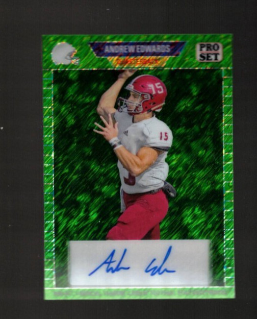 2024 Leaf Collective Andrew Edwards Pro Set Auto GREEN Shimmer 4/7