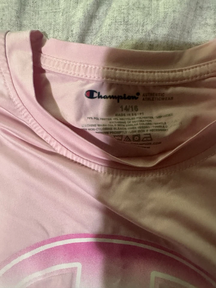 Champion Camiseta y 2 Pares de Pantalones de Correr Conjunto para Niñas Talla 14/16 Foto 4 de 4