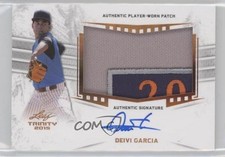 2019 Leaf Trinity Patch Auto Deivi Garcia #PA-DG1 Patch Auto 00c9