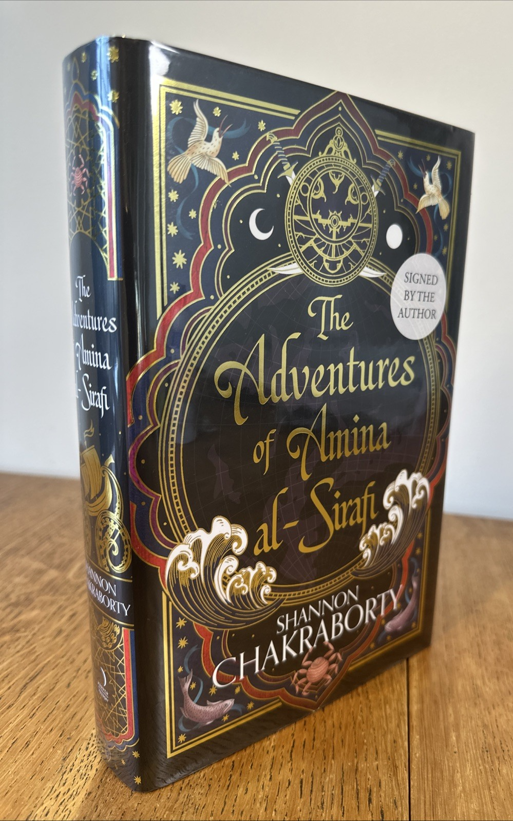 The Adventures of Amina Al-Sirafi by S.A. Chakraborty SIGNED UK 1/1 HB Sprayed