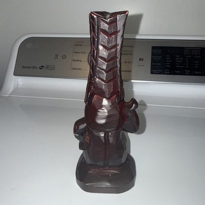 Vintage Wood Carved Tiki Totum Statue 8 Inch
