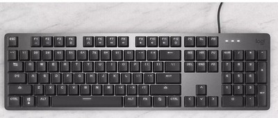 Logitech K845 Mechanische Beleuchtete Tastatur kabelgebunden Aluminium US Layout