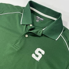 Michigan State Spartans Shirt Men’s M Ping Performance Polo Golf Green Logo