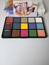 Cruise Painting Palette Oil Based Face & Body Makeup 15 Colors Brand New