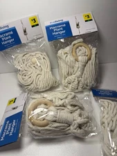 Macramé Plant Hanger Lot of 4 | 29.5in Indoor Hanging Planters