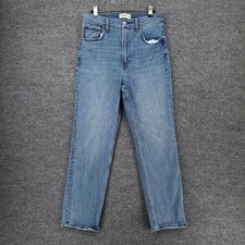 Abercrombie  Fitch Jeans Womens 10 30 Blue The Ankle Straight Ultra High Rise