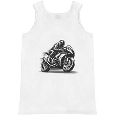 'Motorcycle Racer' Adult Vest / Tank Top AV058176