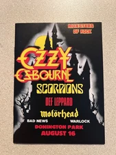 Def Leppard & More Monsters Of Rock Mini Tour Book