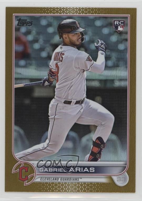 2022 Topps Update Gold Foil Gabriel Arias #US248 Rookie RC 0ne6