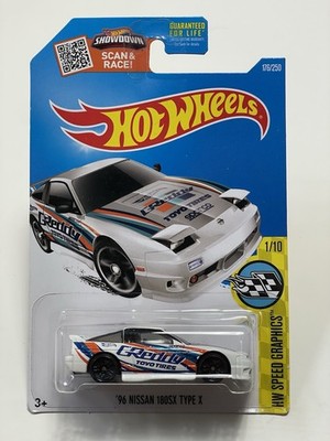 Hot Wheels '96 Nissan 180SX Type X White HW Speed Graphics 176/250 2015 Nismo