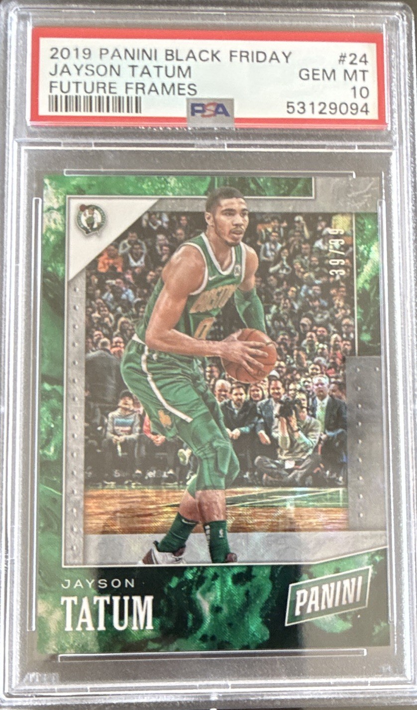 Panini 2019 Black Friday Jayson Tatum Future Frames #24 /99 PSA 10 - Celtics