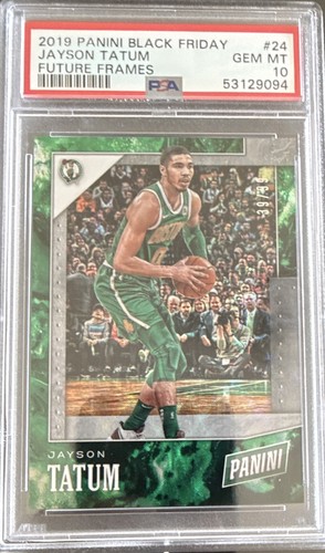 Panini 2019 Black Friday Jayson Tatum Future Frames #24 /99 PSA 10 - Celtics