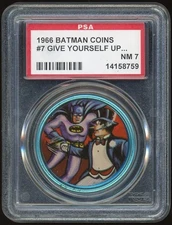 1966 Batman Coins #7 Give Yourself Up PSA 7 *8759