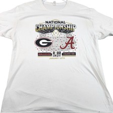 Georgia Bulldogs Alabama Shirt Mens XL White NCAA Football 2022 Next Level