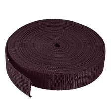 Lightweight Polypropylene Webbing Strap 1" 10 Yards Brown Strapping