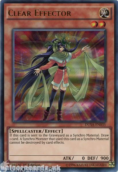 DUSA-EN035 Clear Effector Ultra Rare 1st Edition Mint YuGiOh Card