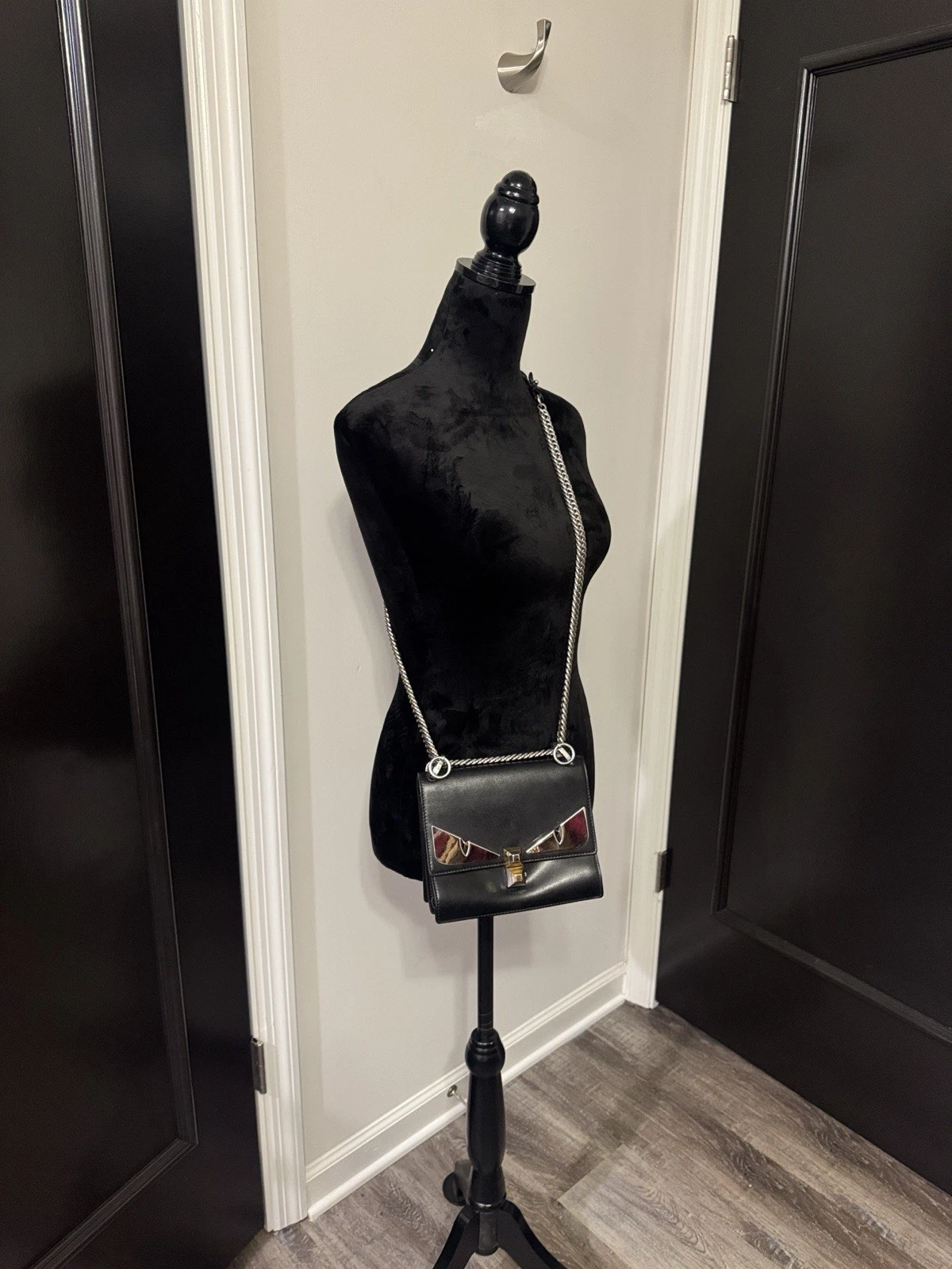Fendi — FENDI Vitello Liberty Lucido Metal Monster Eyes Small Kan I – 2018