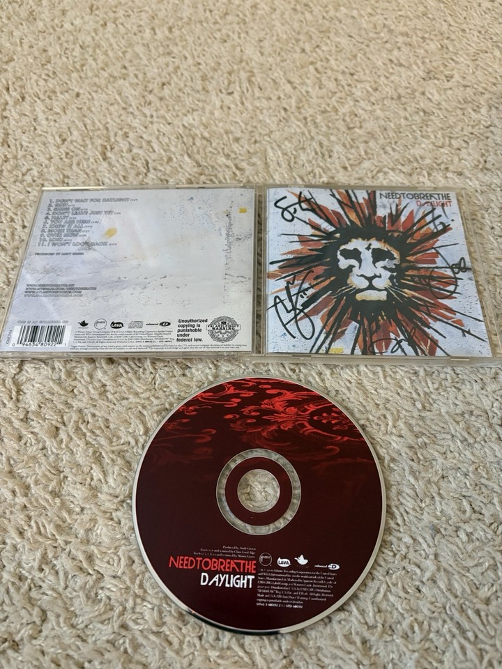 SIGNED! Daylight By Needtobreathe CD Rock Switchfoot Crowder For King ...