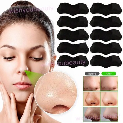 Blackhead Remover Strips Nose Pore Cleansing Peel Off Mask Sticker Acne Blemish