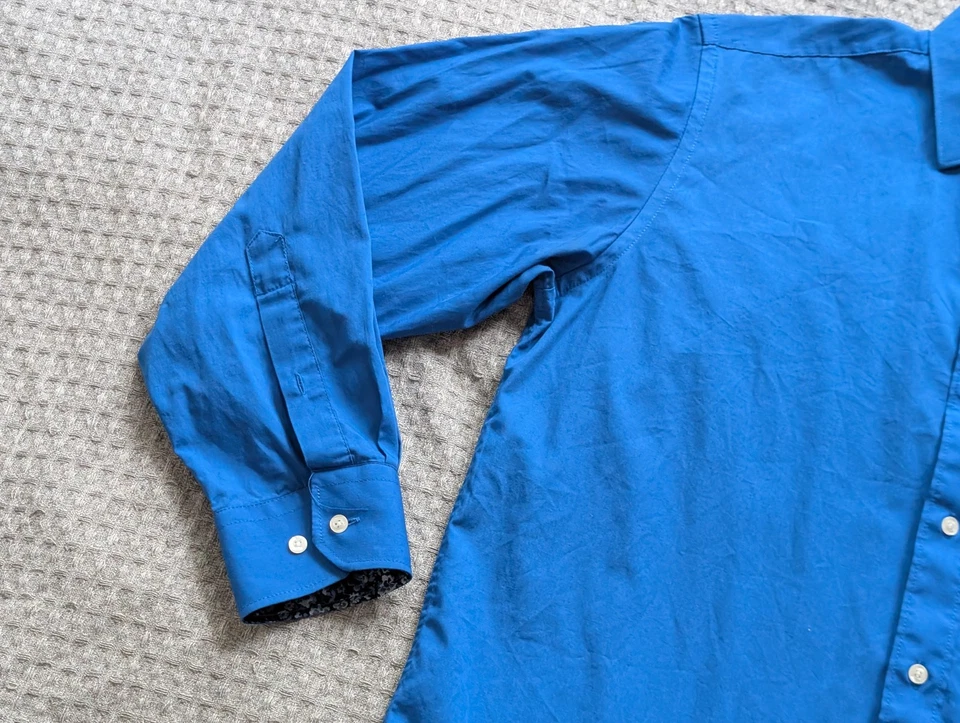 Camisa Alexander Julian Colores Para Hombre Mediana Abotonada Manga Larga Bolsillo Vestido Foto 3 de 4