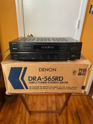 Denon DRA-565 AM/FM Stereo Receiver   Tested Working   Great Sound OG BOX!