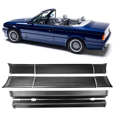 BMW E30 Convertible MTech 2 Side Skirts & Door Panel Pod Set 318i