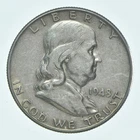 Better 1948 US Franklin 90% Silver Half Dollar Coin Collection Set Break *715