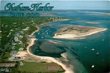 Chatham Harbor, CAPE COD, Jim McElholm, USA, MA, SOUVEN Postcard