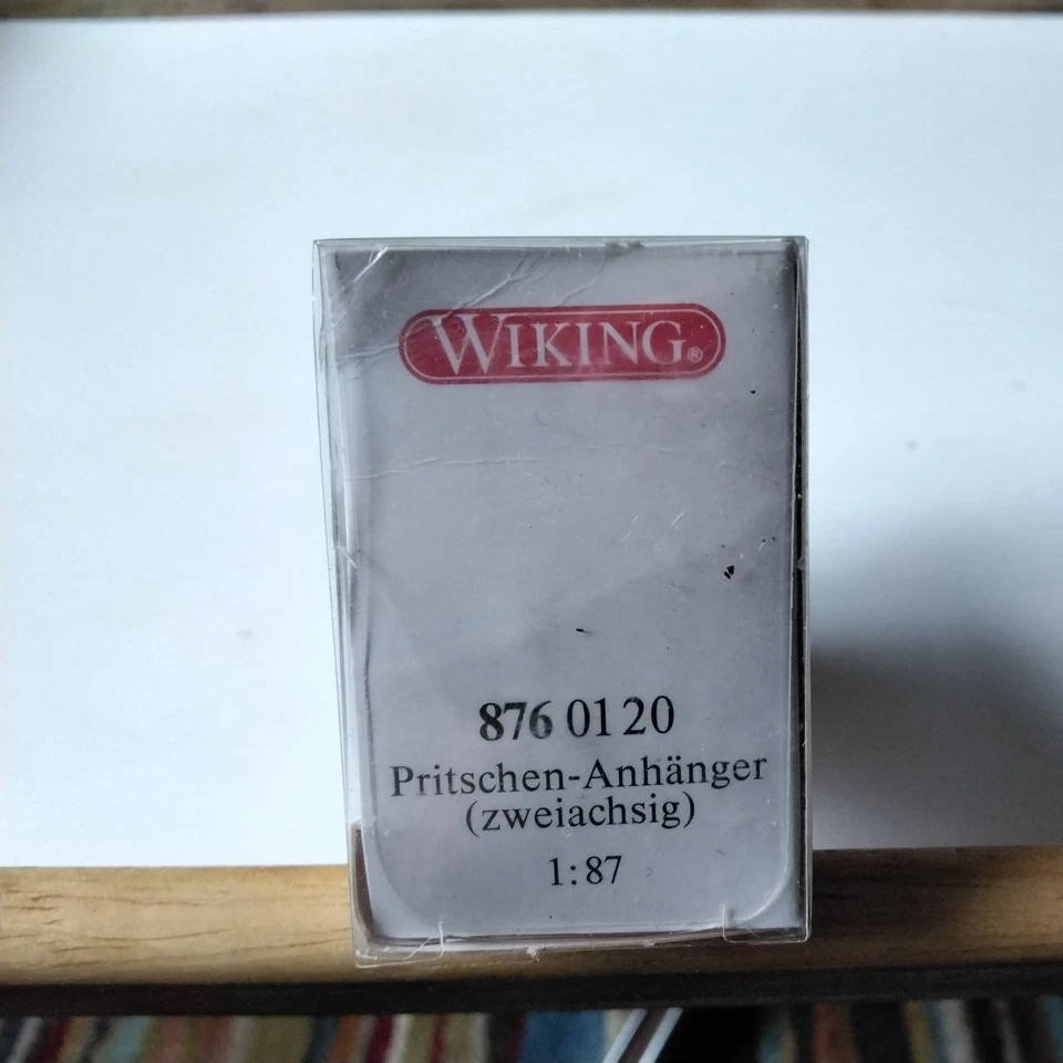 Wiking 1:87 Pritschen-Anhanger (zweiachsig)[2 Axle Flatbed Trailer 8760120 - Image 3 of 4