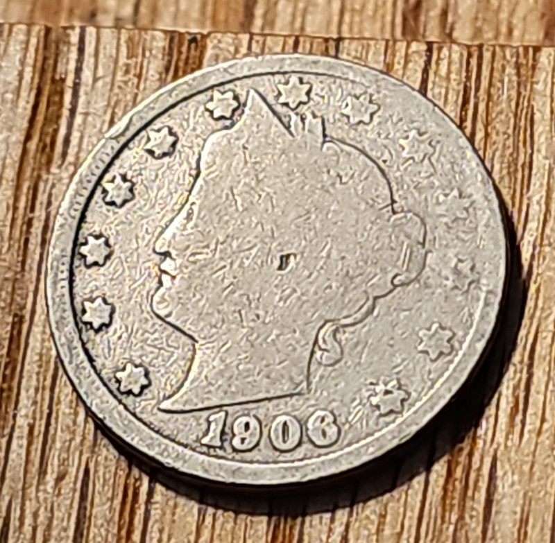 1906 Liberty Head "V" Nickel 5C Philadelphia Business Strike 414