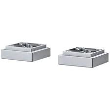 Fu&szlig;-Set Badezimmerzubeh&ouml;r M&ouml;belf&uuml;&szlig;e Silber Matt