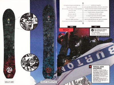 Super Rare, Original Burton Craig Kelly SlopeStyle 171 Snowboard | eBay