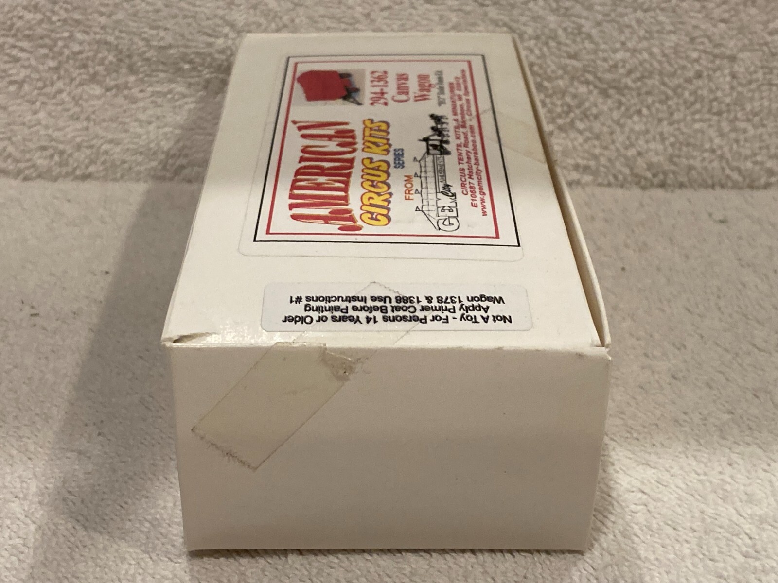 American Circus Kits - Canvas Wagon - H0 (1:87) Scale - Item #294-1362 ...