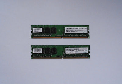 2GB DDR2 RAM 2x 1GB Arbeitsspeicher Apacer PC2-6400 CL5
