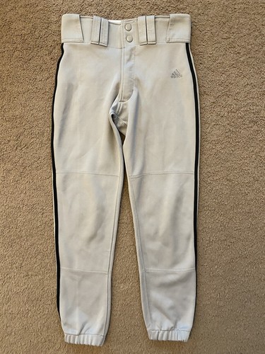 Adidas Climalite Youth Boys Gray Baseball Pants Size S - Picture 2 of 3