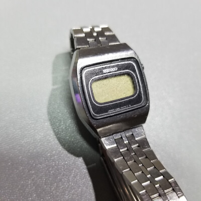 Seiko Ladies Digital Watch 24mm L221-5080 Bracelet Japan Vintage