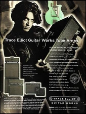 Dominic Miller (Sting's Band) 1996 Trace Elliot Guitar Works Tube Amps ad print