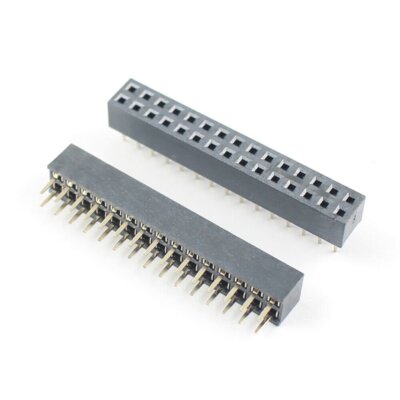 5Pcs 2mm 2.0mm Pitch 2x15 Pin 30P Female Double Row Straight Pin Header Strip