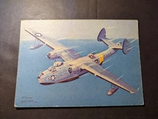 Mint France Aviation Postcard Collection of Allied Planes Martin 162 Mariner EU