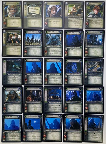 Decipher Lord of the Rings TCG: The Hunters 194/194 Complete Nonfoil Set NM - Picture 9 of 10